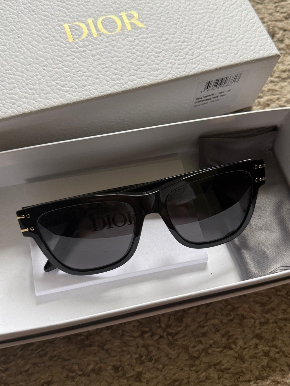 Dior DiorSignature S6U Sunglasses with Dark Gray Lenses